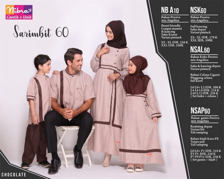Baju Muslim Modern Baju Couple Muslim Medium