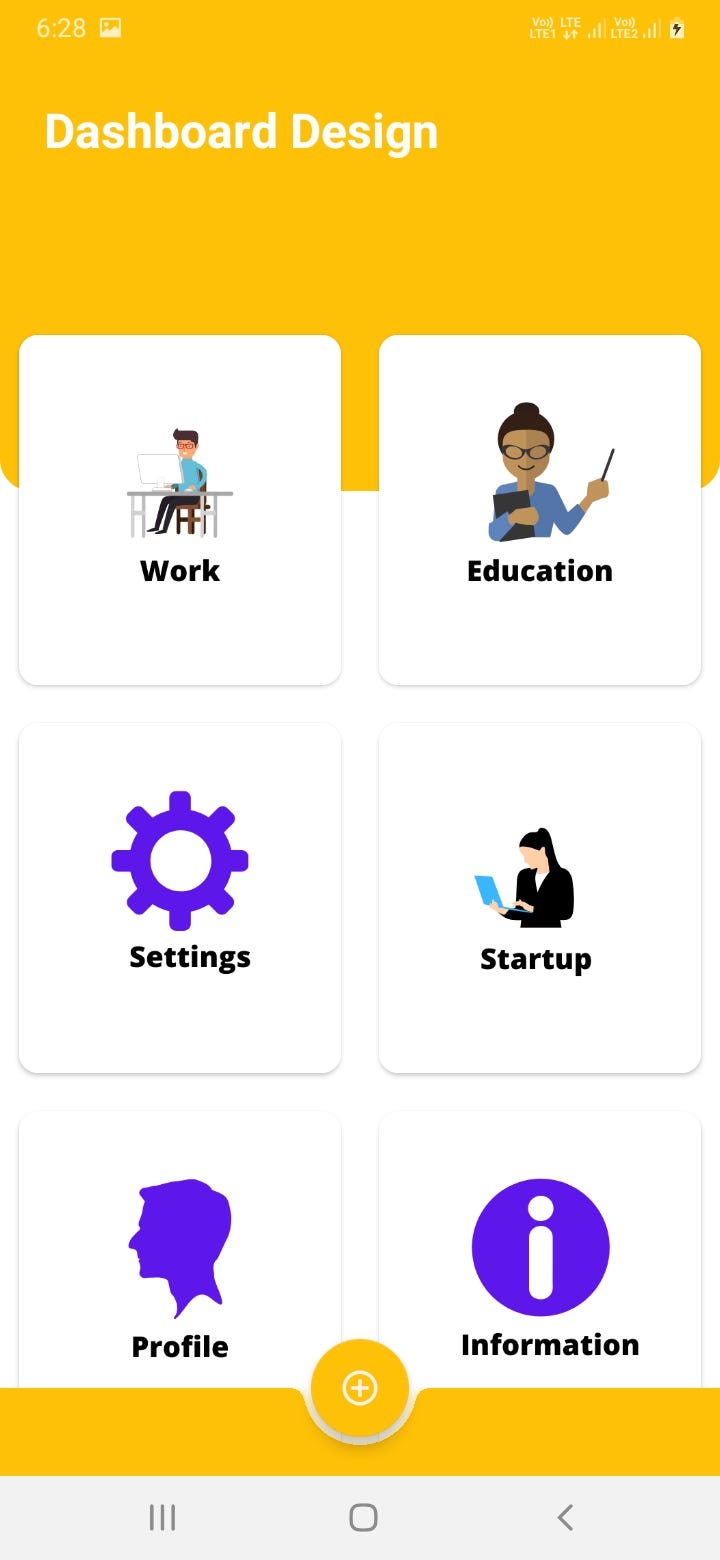 pics Modern Dashboard Ui Design Android Studio Tutorial android mobile dashboard ui android
