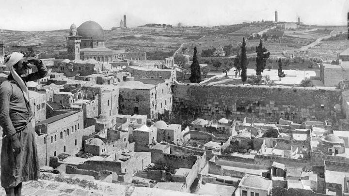 The Moroccan Quarter in 1917 (New York Times Photo Archive)