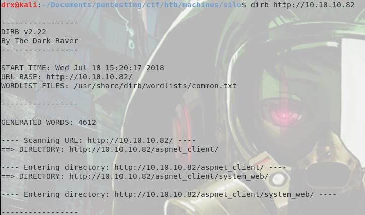 Walkthrough Silo Hackthebox Drx Medium