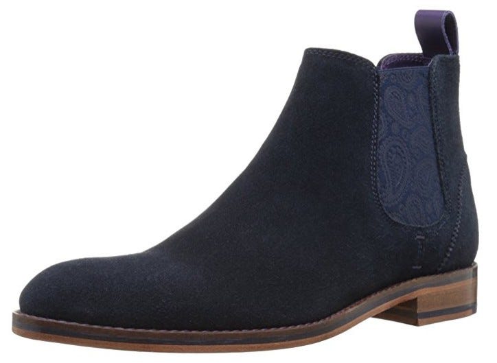 ted baker blue suede boots
