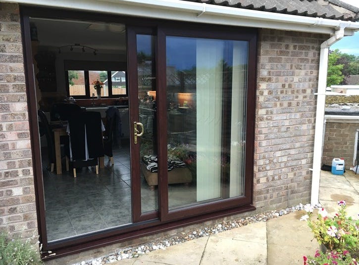 upvc stable doors with cat flap fitted