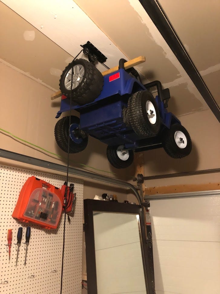 power wheels garage