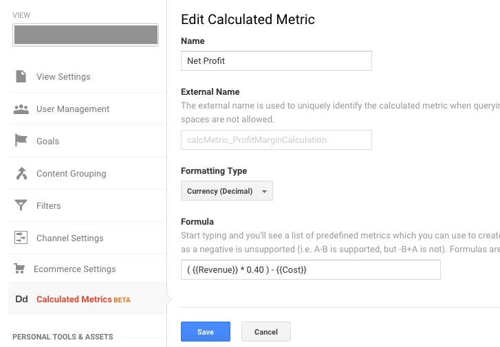 How To Track Net Profit And Gross Margin In Google Analytics