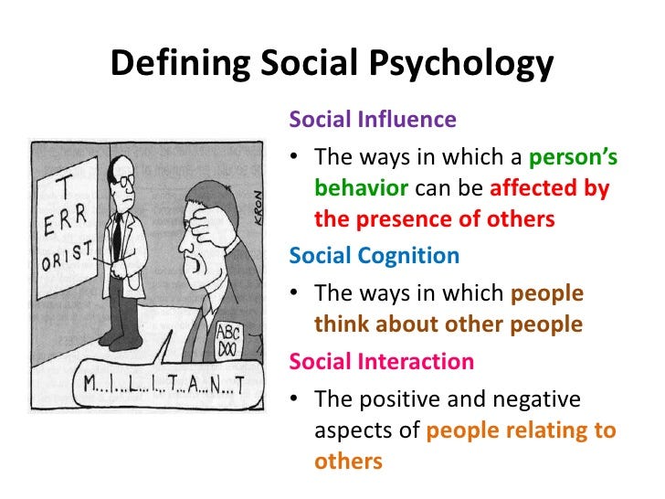 What Is Social Psychology