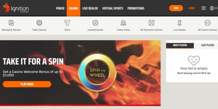 Ignition Casino No Deposit Bonus 2021