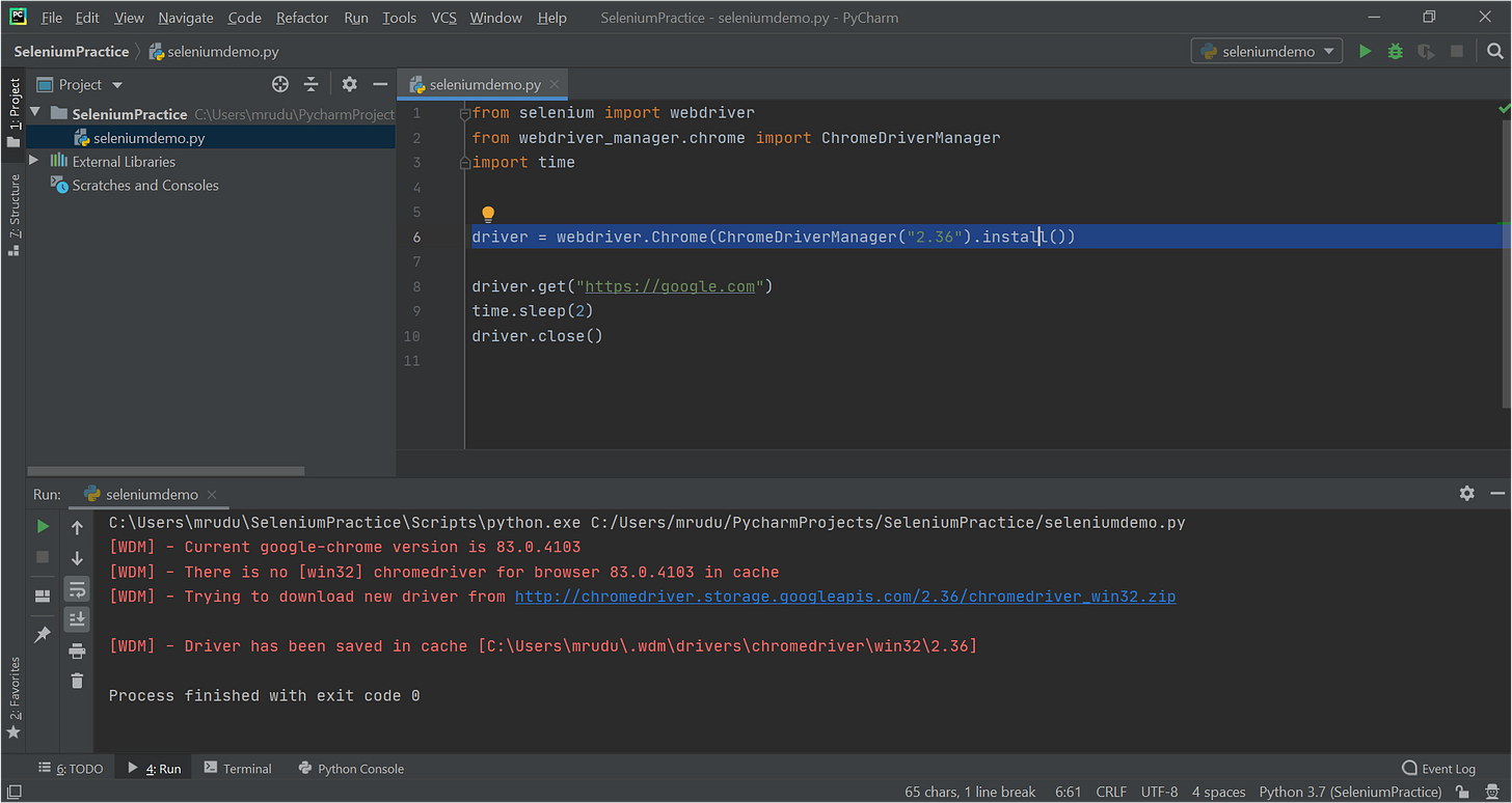 WebDriver Manager: Resolve compatibility issues in Selenium Python | by ...