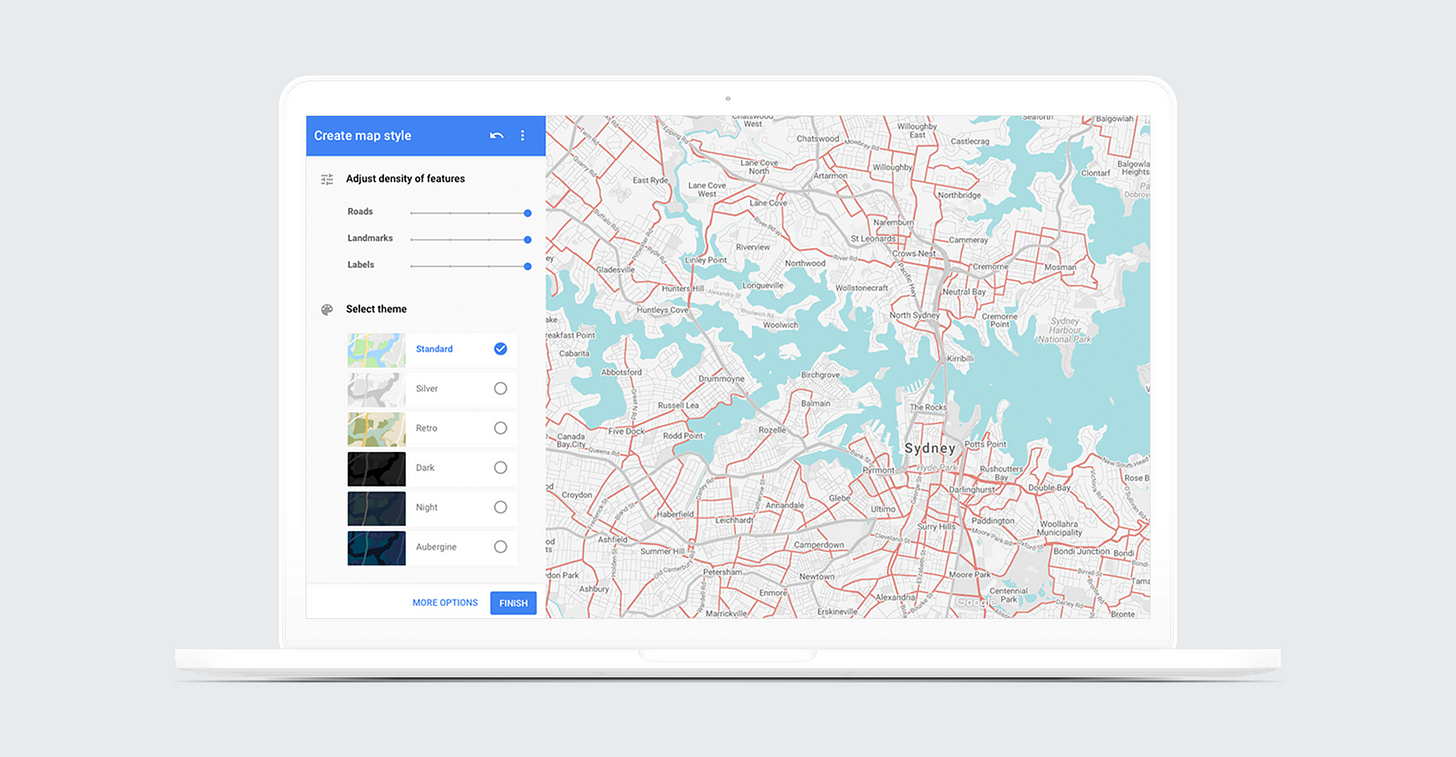 Fully customize Apple Maps appearance on all iDevices by Sandro