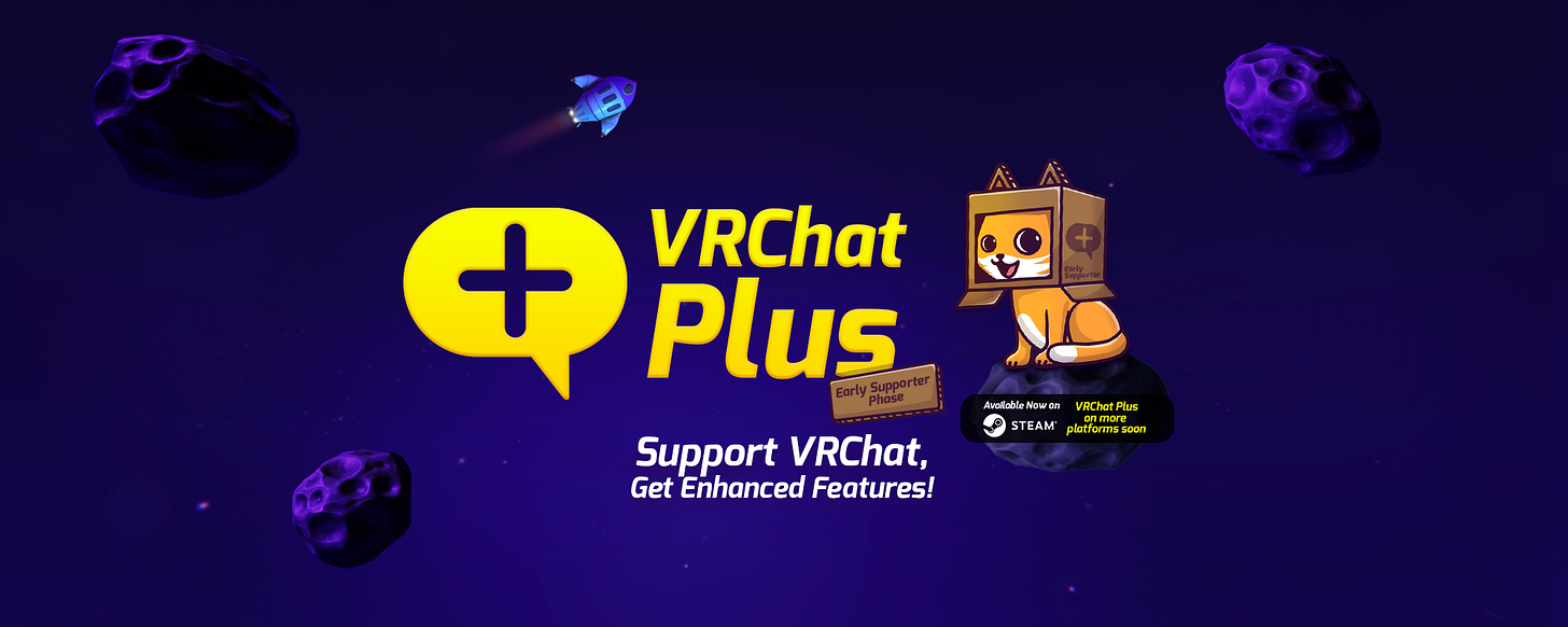 VRChat Plus Is Now Live We ve Just Launched VRChat Plus Check By