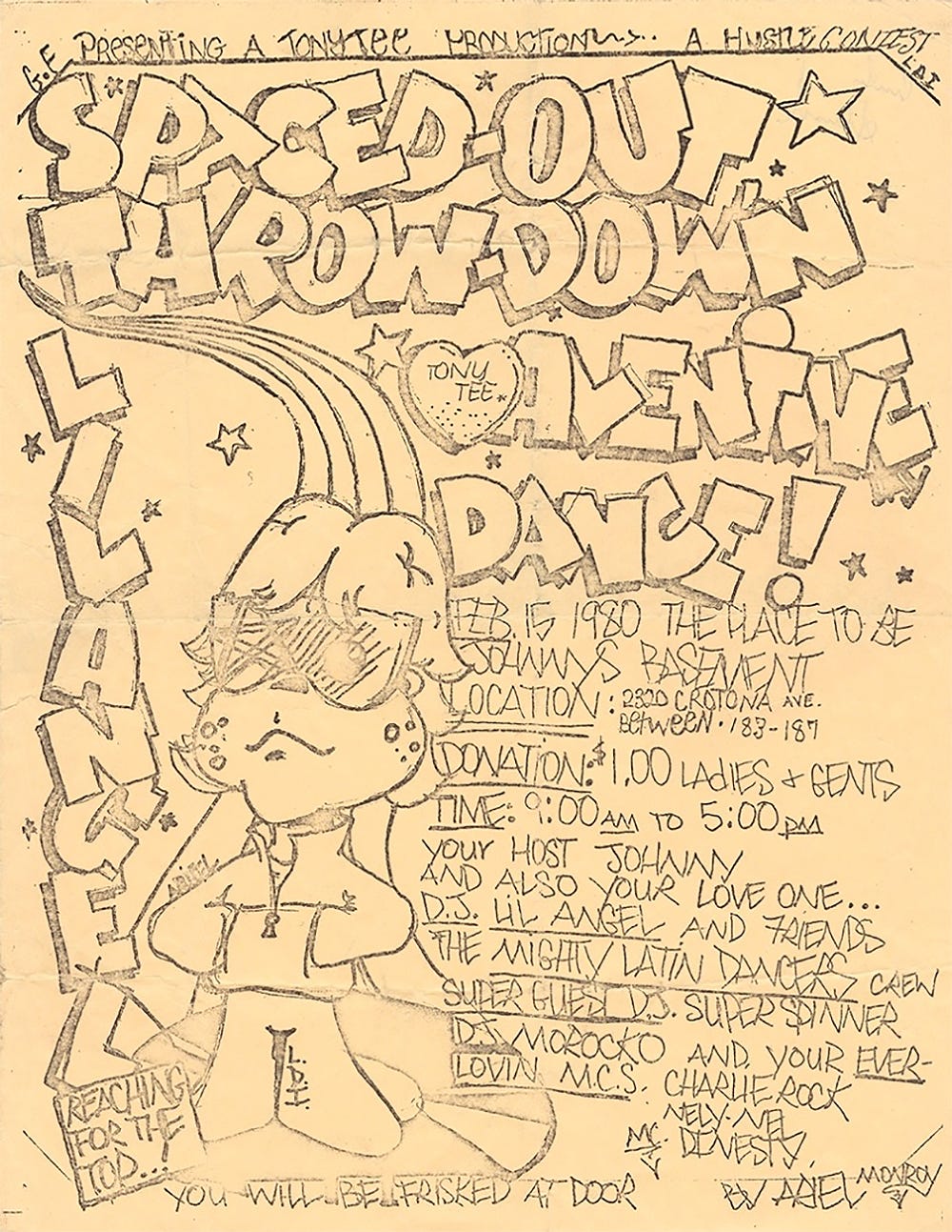 These handmade flyers from the earliest days of hip-hop advertise parties with rap’s biggest ...