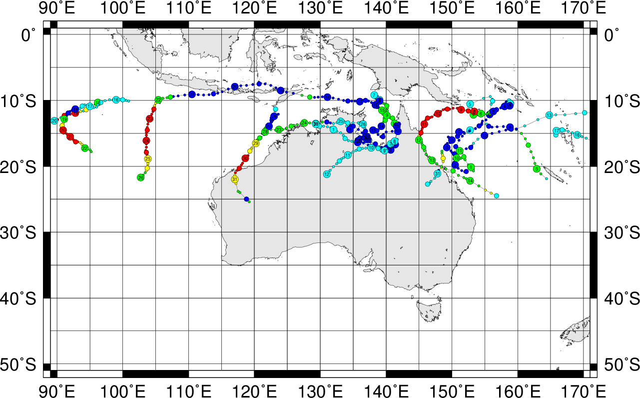 Digital Typhoon Now Completely Available for Australian Tropical Cyclones