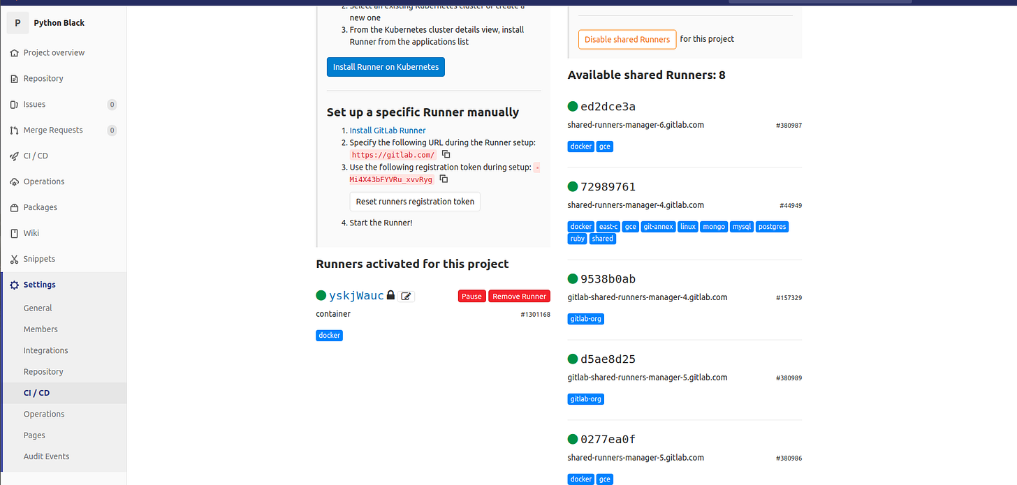 Creating a Custom Runner on Gitlab by Stephen Olabode Medium