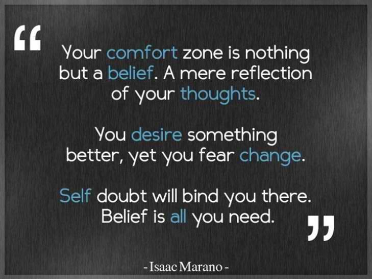 What It Means To Get Out Of The Comfort Zone Kawalya Shawn Davis