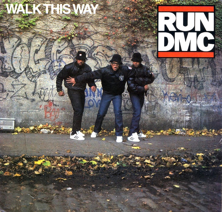 run dmc wearing adidas