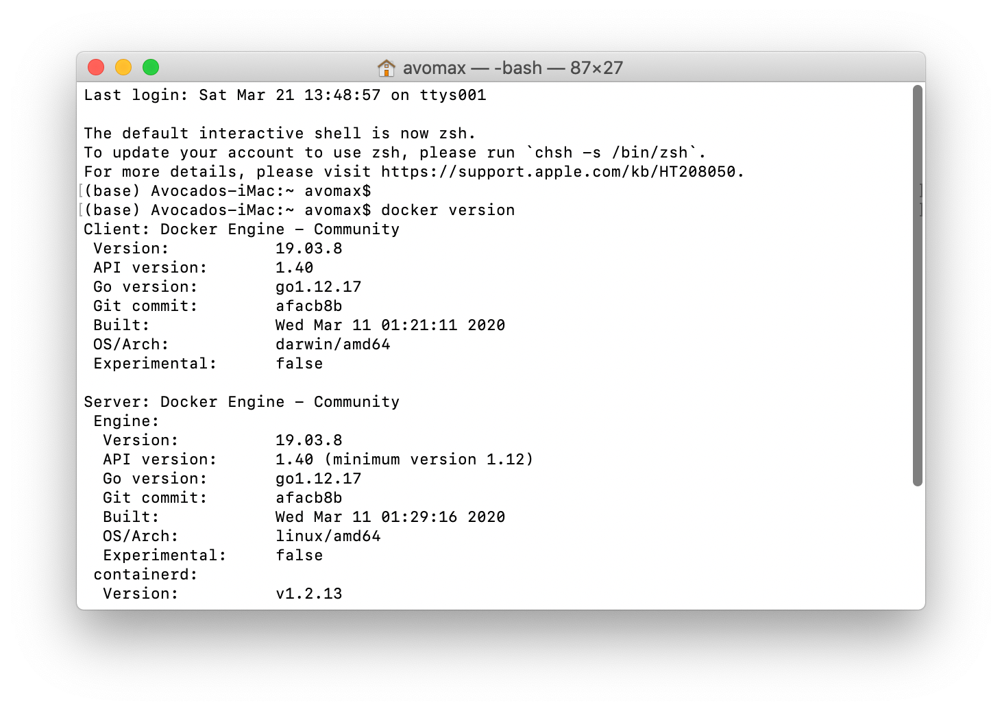 Docker Setting Up Docker Environment For Windows 10 Mac Os By Avocado Aun Medium