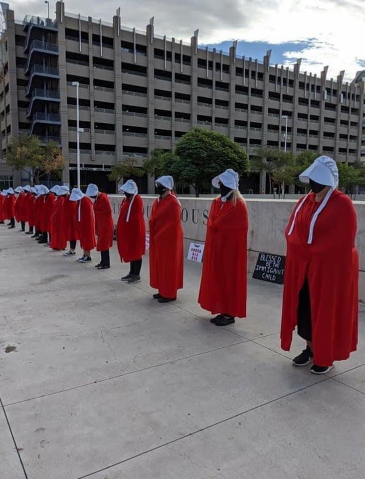 How to Organize a Red Cloak Protest by Vigil for Democracy Medium