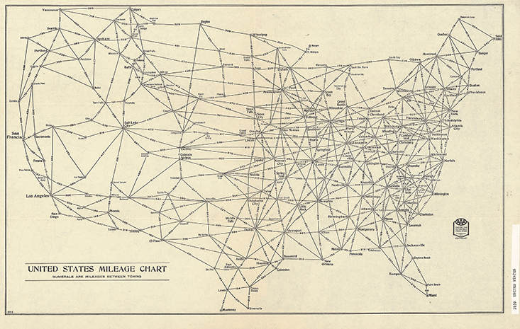 United States Mileage Chart