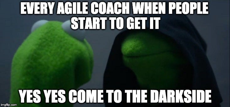 agile memes through scrum talk serious returning difficult transformation medium spotify mention conference