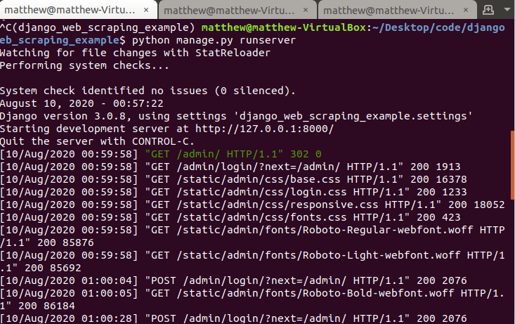 Web Scraping Using Django Web Scraping Using Django