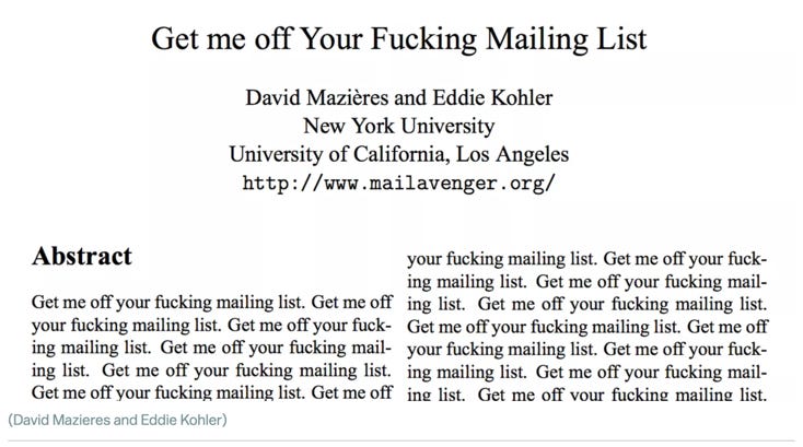 Bogus research papers image