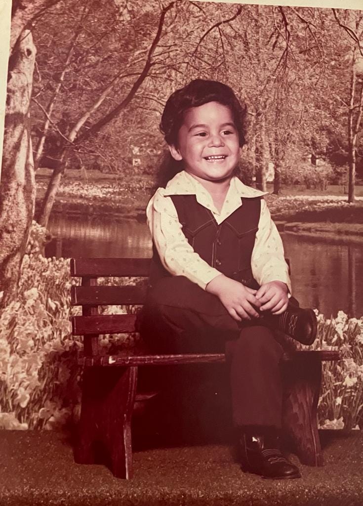 Photo of Carlos Vargas-Silva as a child.