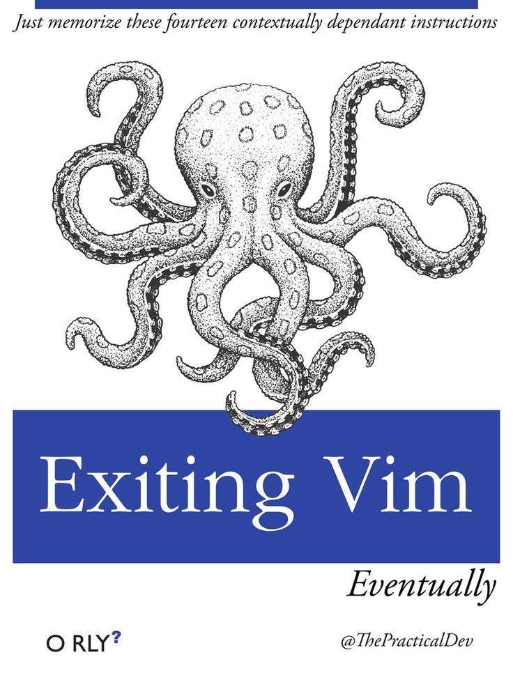 Exiting Vim A Dramedy Dev Biz Ops Medium