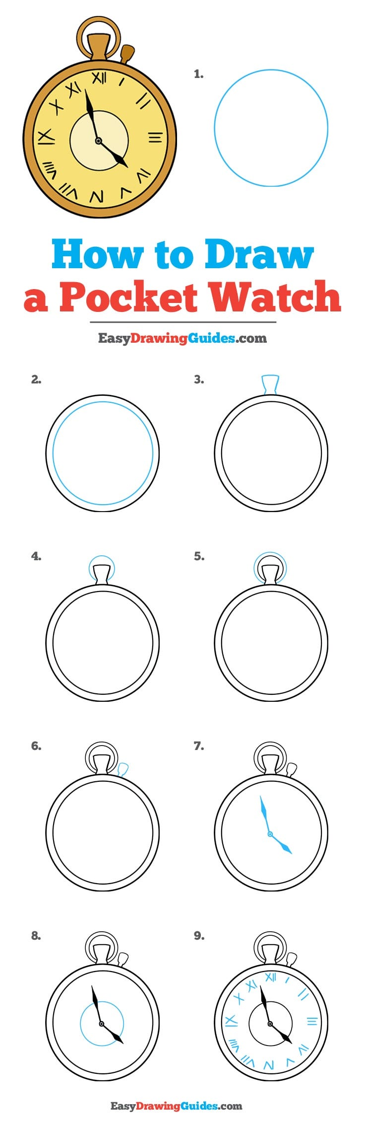 how to draw a pocket watch by easy drawing guides medium how to draw a pocket watch by easy