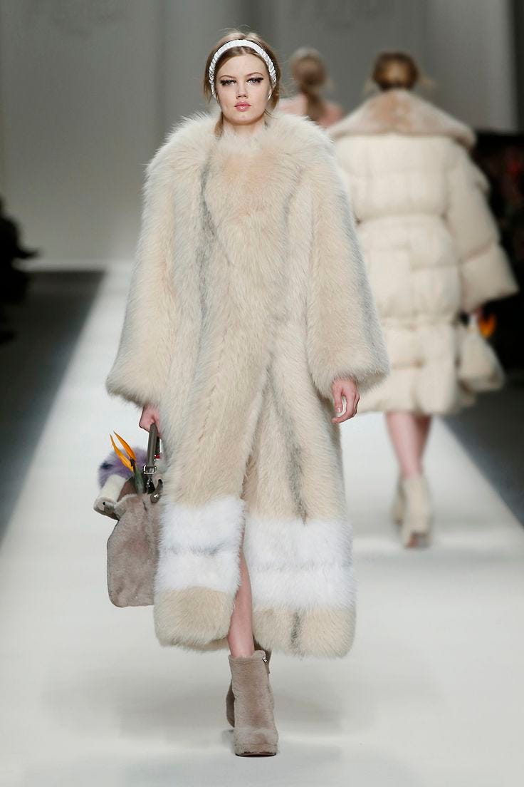 Fendi Fur. When I think of fashion 