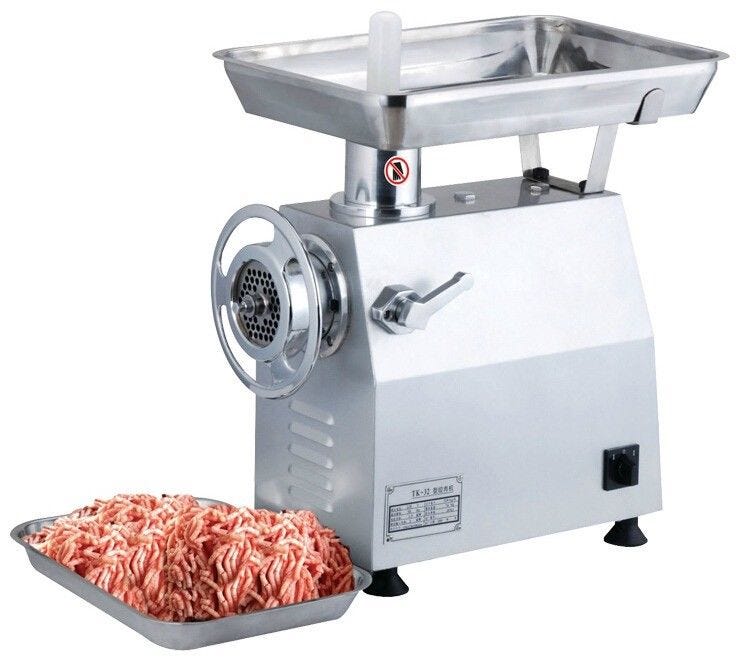 Commercial Meat Mincer Machine. Introduction by Jane Murray Medium