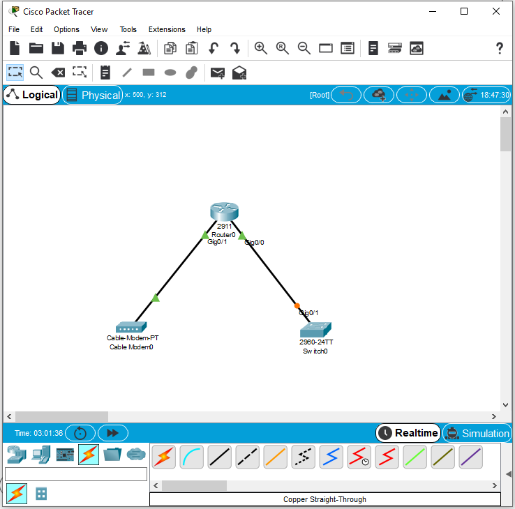 Cisco Packet Tracer ตอนที่ 8 Physical View | by Kong ATKom | Medium