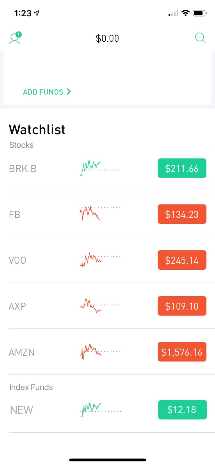 Robinhood vs. Vanguard