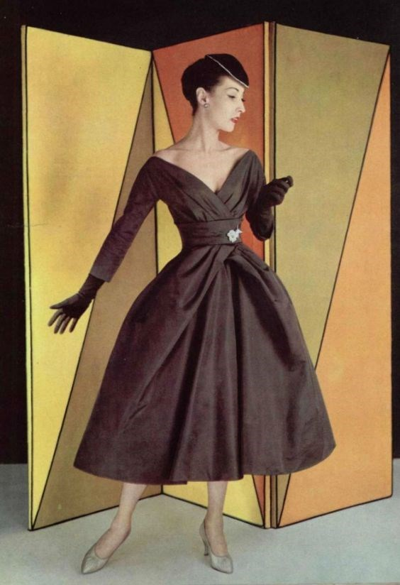 christian dior designs 1950s