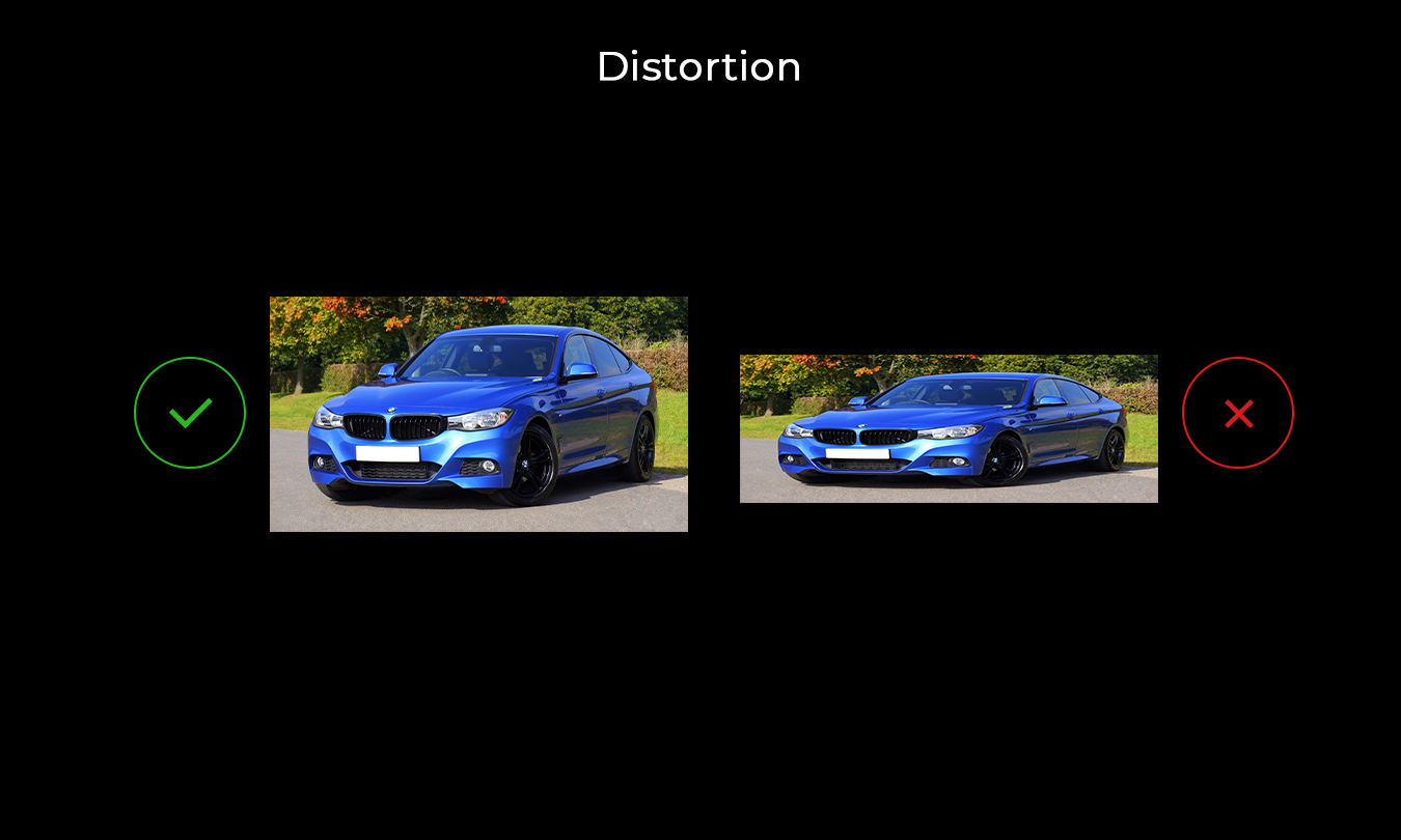 No Distorted Images