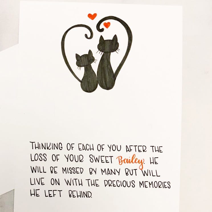 What to Write in a Pet Sympathy Card | by Punkpost ...