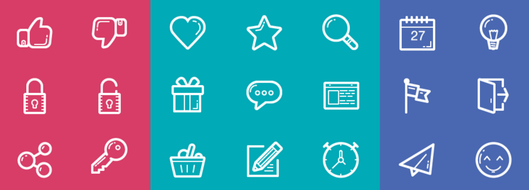 Download The Best Free Icon Packs Here Is A Few Sets Of Icons In The Same By Nick Babich Medium