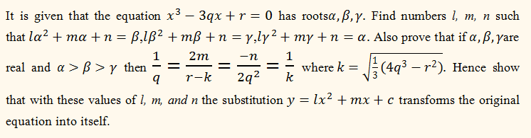 Cubic Equations Beauty Of Algebra By Suhrid Saha Cosmus Mathematicus Medium