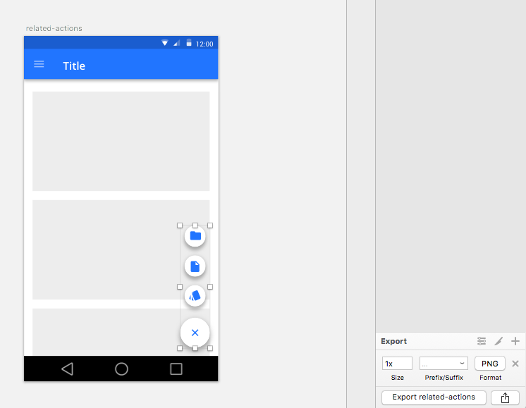 Sketch Invision How To Show Related Actions From A
