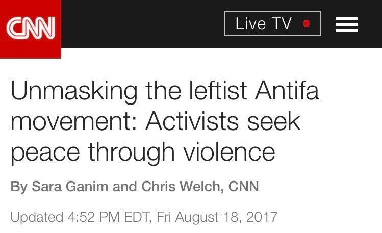 The Rise Of Antifa Militias In America Is Supported By The Media By Pip R N Stanton Medium