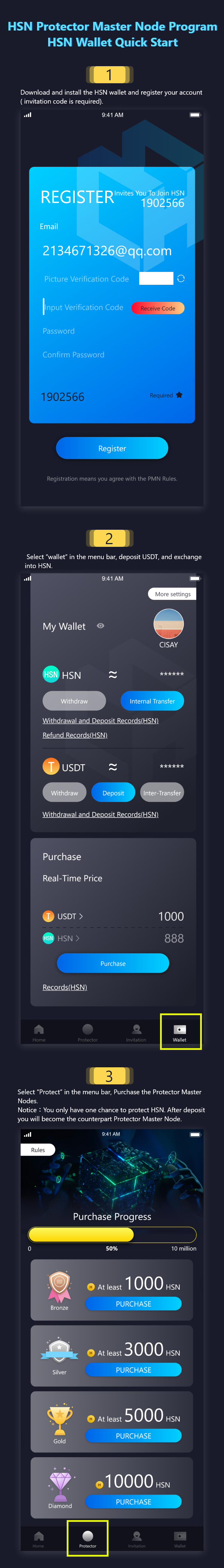 HSN Officially Launches the PMN Program Globally and HSN Wallet Quick