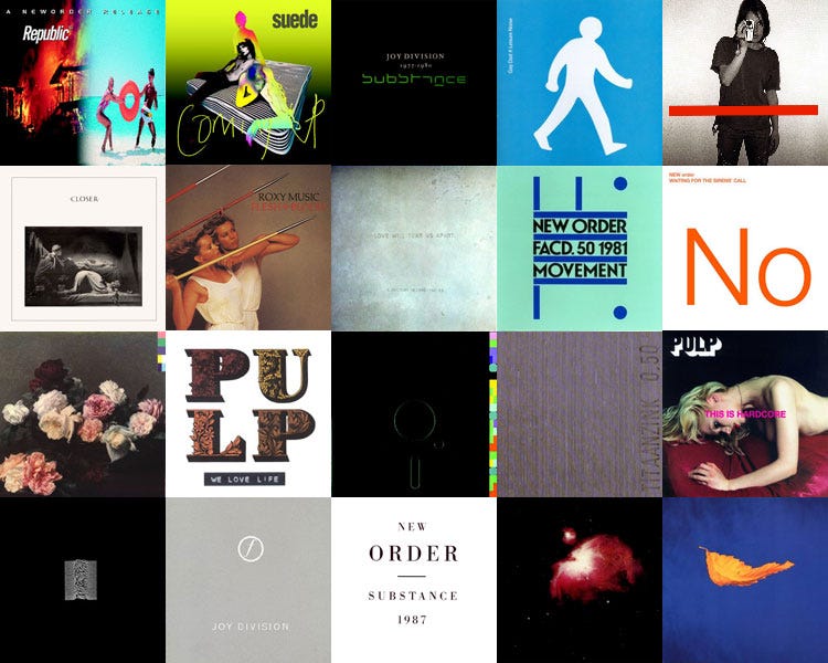 Dreams Never End: The Cover Artworks of Peter Saville | by Alexander Gyurov  | Fiction | Medium