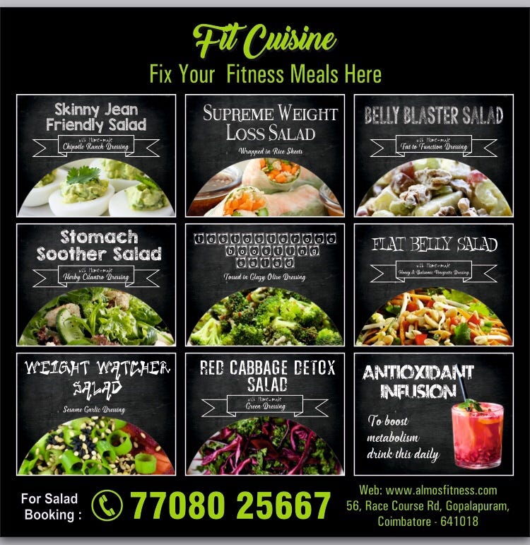 77 New Almos fitness food design Trend in 2021