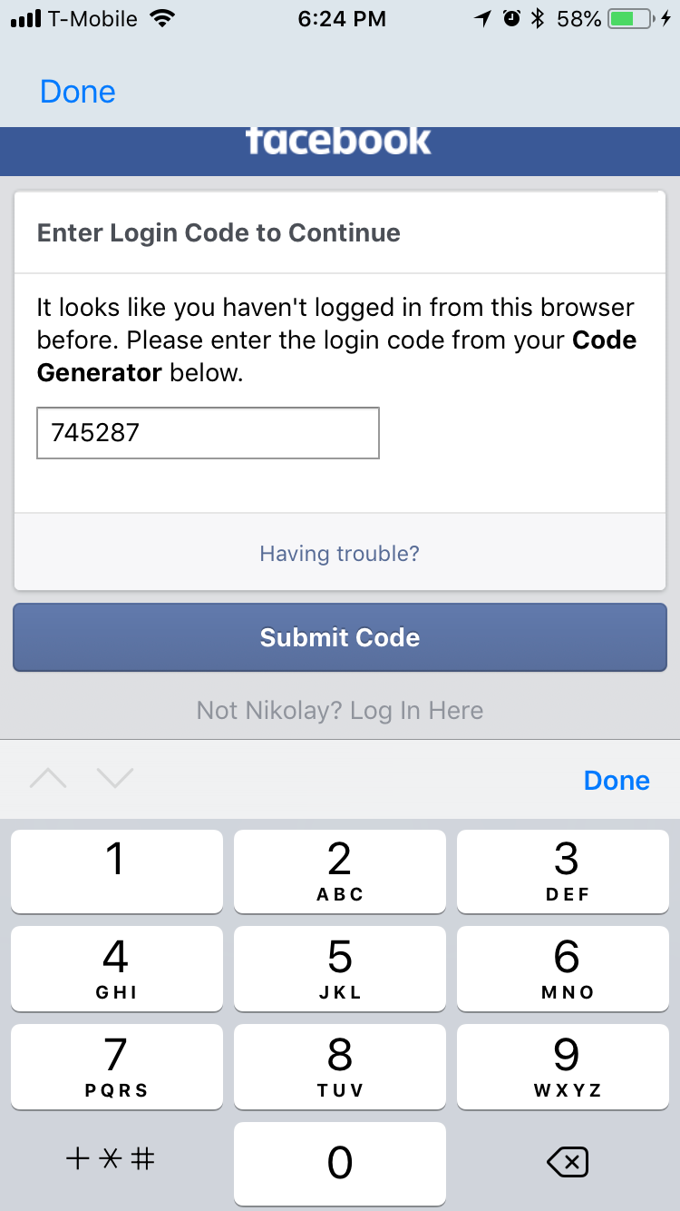 2 Factor Facebook Login With Third Party Apps By The Fabric Blog Medium