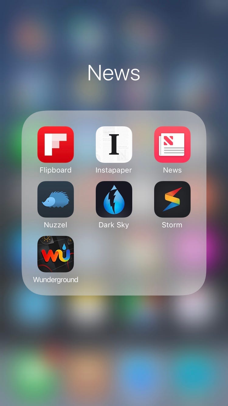 All my current home screen folders by chris mclean Medium