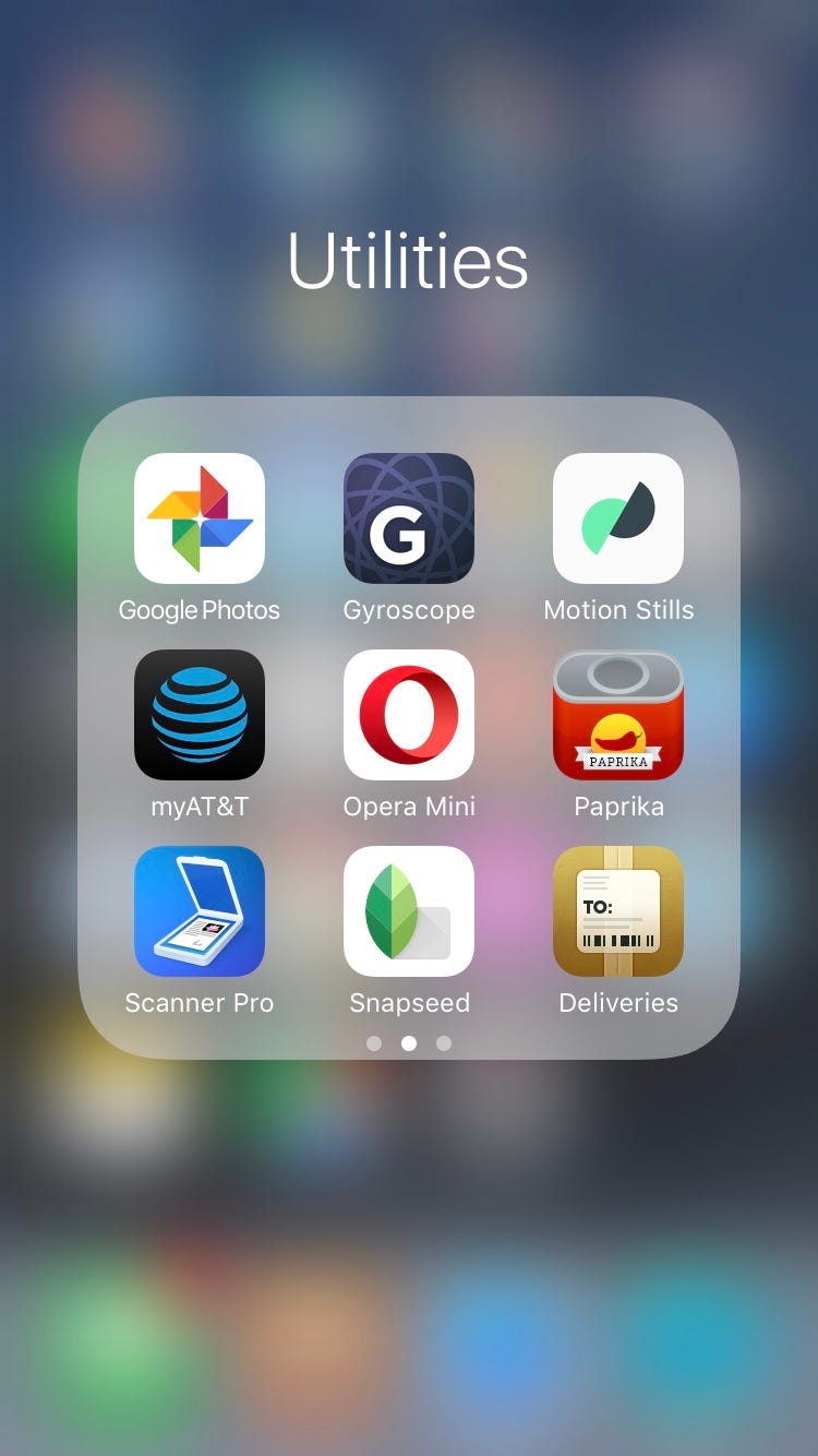 All my current home screen folders by chris mclean Medium