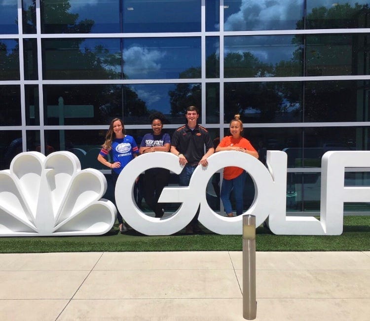INTERNSHIP CHECKIN Amanda Chaney Golf Channel Programming Intern by