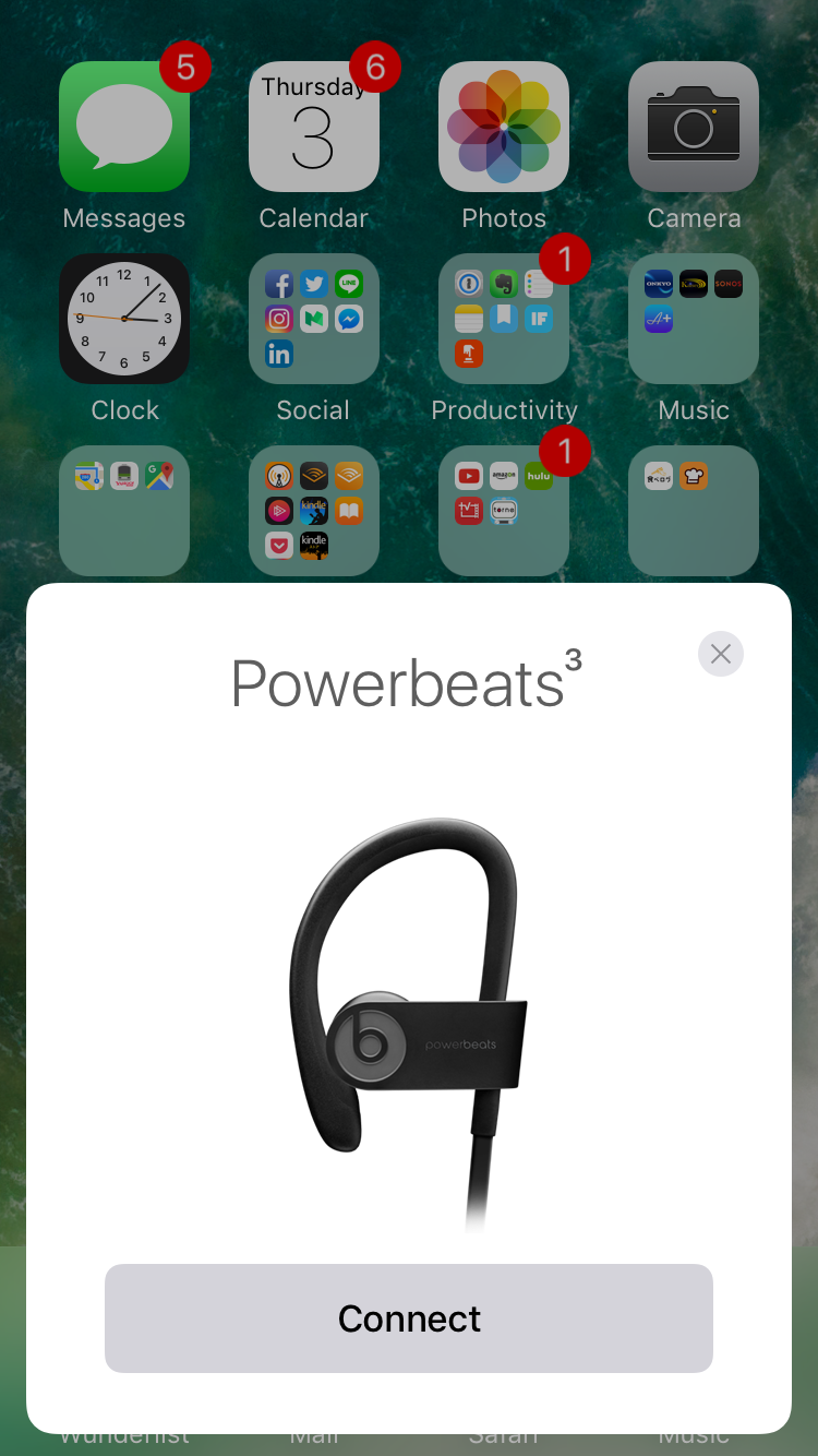 Powerbeats3 Wireless Earphones. iPhone 