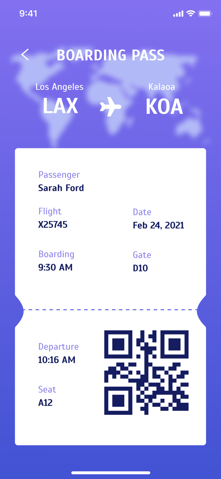 4 Direct Messaging and Boarding Passes by Sophie Lowen UI Weekly