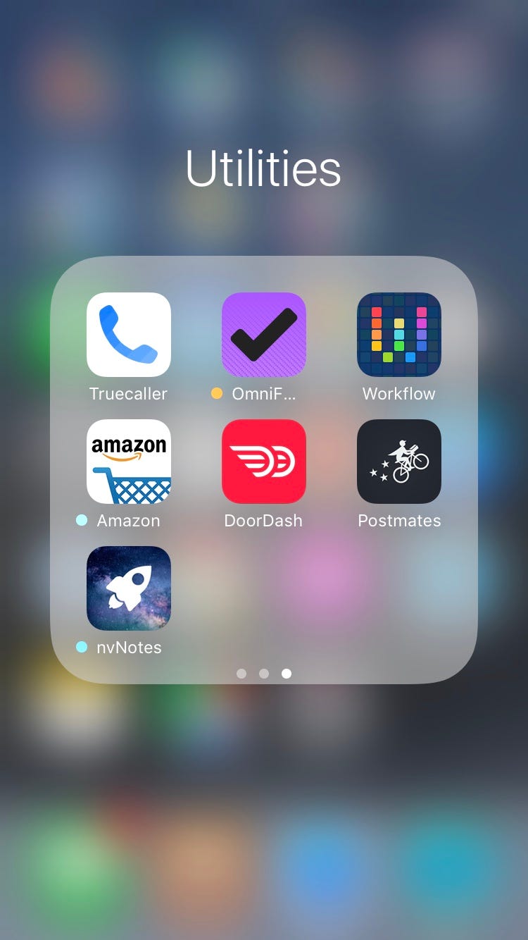 All my current home screen folders by chris mclean Medium