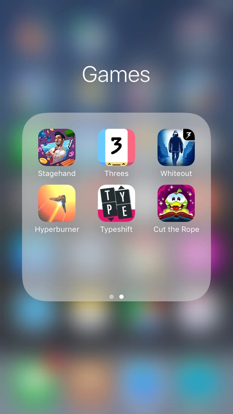 All my current home screen folders by chris mclean Medium