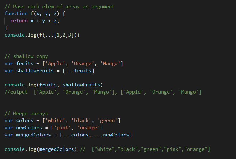 Es6 Features In Javascript Medium